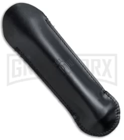 AGA Campolin 11" Stiletto Brazilian Horn Ltd. Edition Automatic Knife - Bayonet -Knives Sale Online Shop AGA Campolin 11in Frosolone Pick Lock Stiletto Brazilian Horn BHQ 23370 jr sheath large