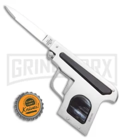 AGA Campolin Dark Horn Automatic Gun Knife - Satin Plain -Knives Sale Online Shop AGA Campolin Automatic Gun Knife Dark Horn GX 33673 ns bottlecap large