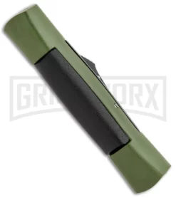 AKC 007 Concord Green/Black OTF Automatic Knife - Flat Satin -Knives Sale Online Shop AKC 007 Concord OTF Green Satin Flat GX 30501 jr side large