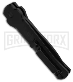 AKC X-treme Ace1 Side Opener Black Automatic Knife - Black Plain -Knives Sale Online Shop AKC X treme Ace1 Automatic Knife Black 3.75in Black BHQ 189355 hd side large