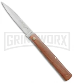 Antonini Knives Siciliano Kotibe Wood Folding Knife - Satin Plain