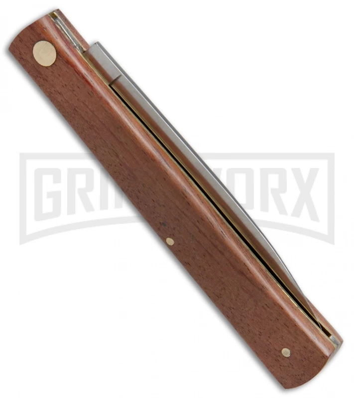 Antonini Knives Siciliano Kotibe Wood Folding Knife - Satin Plain 3 Antonini Knives Siciliano Kotibe Wood Folding Knife - Satin Plain - Image 3