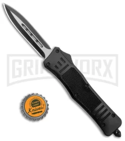 Atomic Defender Medium OTF Automatic Knife Black - Two Tone Dagger -Knives Sale Online Shop Atomic Defender Medium OTF Auto Black TT Dagger GX 37396 jr bottlecap large