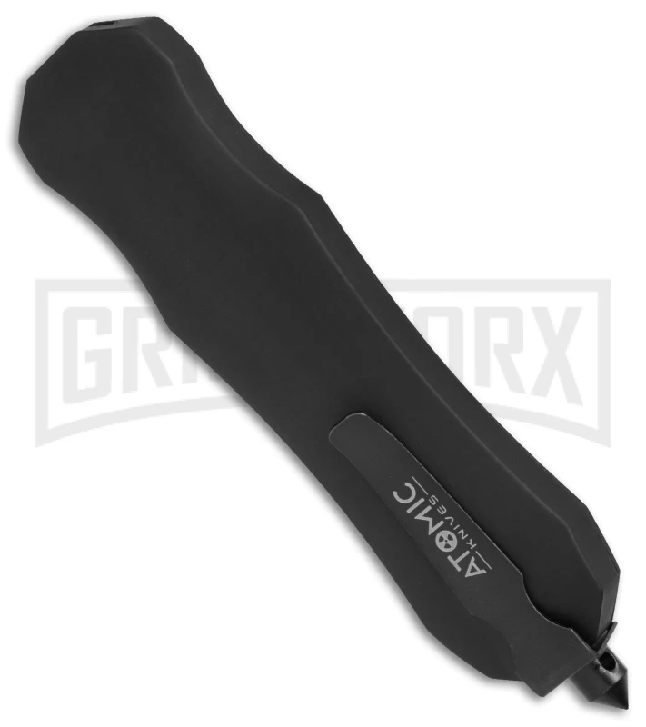 Atomic FL D/A OTF Automatic Knife - Dagger Black Plain 2 Atomic FL D/A OTF Automatic Knife - Dagger Black Plain - Image 2