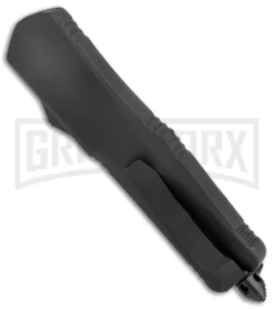 Atomic Lance Tanto Black OTF Automatic Knife - Two Tone Serr -Knives Sale Online Shop Atomic Lance Tanto Black OTF Auto TT Serr GX 19199 jr side large