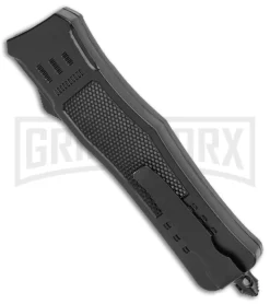 Atomic Defender Medium OTF Automatic Knife Black - Satin Dagger -Knives Sale Online Shop Atomic Medium Defender Black OTF Auto Dagger Satin GX 35868 jr side large