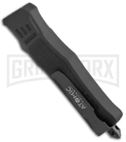 Atomic Defender Mini OTF Automatic Knife Black - Two Tone Dagger 7 Atomic Defender Mini OTF Automatic Knife Black - Two Tone Dagger -Knives Sale Online Shop Atomic Mini Defender Defender Dagger Black OTF TT Plain WNS IT M107 BP 19744 jr side large