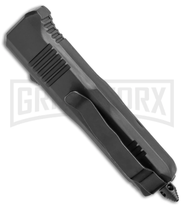 Atomic Mini Shield Dagger Black OTF Automatic Knife - Serr 3 Atomic Mini Shield Dagger Black OTF Automatic Knife - Serr - Image 3