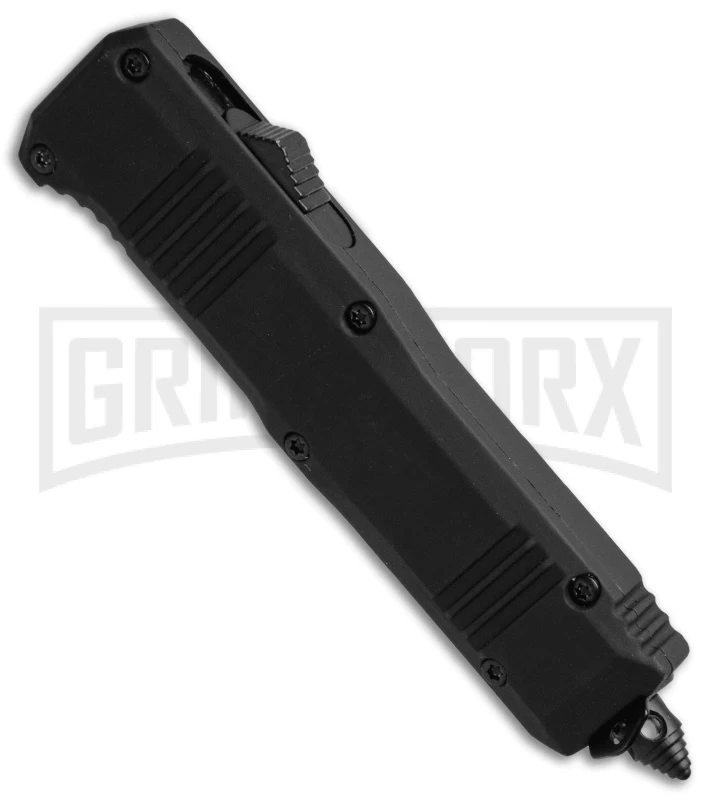 Atomic Shield Dagger Black OTF Automatic Knife - Plain 2 Atomic Shield Dagger Black OTF Automatic Knife - Plain - Image 2