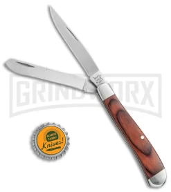 Bear & Son Slimline Trapper Rosewood Pocket Knife -Knives Sale Online Shop Bear Son Slimline trapper rosewood BHQ 67552 er size large