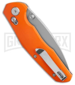 Bestech Knives Bestechman Ronan Orange G-10 Bar Lock Knife - Satin Plain -Knives Sale Online Shop Bestech Knives Ronan Barlock Orange BHQ 182023 side kc large