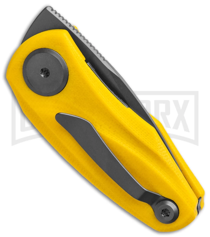 Bestech Knives Tulip Yellow G-10 Folding Knife - Gray Plain 3 Bestech Knives Tulip Yellow G-10 Folding Knife - Gray Plain - Image 3