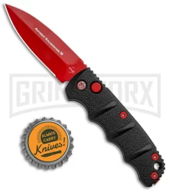 Boker Mini Kalashnikov Black Automatic Knife - Red Plain -Knives Sale Online Shop Boker Black Widow Mini Kalashnikov Auto Dagger Red 01KALS57NSOI BHQ 96966 jr bottlecap update large