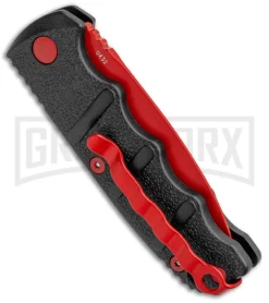 Boker Mini Kalashnikov Black Automatic Knife - Red Plain -Knives Sale Online Shop Boker Black Widow Mini Kalashnikov Auto Dagger Red 01KALS57NSOI BHQ 96966 jr side large
