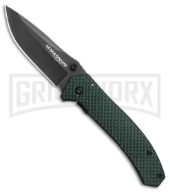 Boker Magnum Green Strike LSCF/G-10 Folding Knife - Black SW