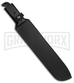 Boker Magnum NG Fixed Blade Machete - Black Plain -Knives Sale Online Shop Boker Magnum NG Machete Black 02GL706 BHQ 49545 jr sheath large