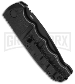 Boker Mini Kalashnikov Black Automatic Knife - Tanto Black Plain -Knives Sale Online Shop Boker Mini Kalashnikov Tanto Automatic Knife Black 2in Black BHQ 132752 td side large