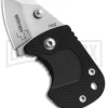 Boker Plus DW-1 Black Zytel Folding Knife - Stonewash Plain