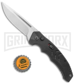 Boker Plus Intention II Automatic Folding Knife Black - Stonewash Drop Point -Knives Sale Online Shop Boker Plus Intention Black Auto SW 01B0482 BHQ 115756 jr bottlecap large