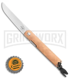 Boker Plus Kansei Nori Copper Liner Lock Knife (Satin Plain) -Knives Sale Online Shop Boker Plus Kansei Nori Liner Lock Knife Copper 3.125 Satin BHQ 99627 LS Bottlecap large