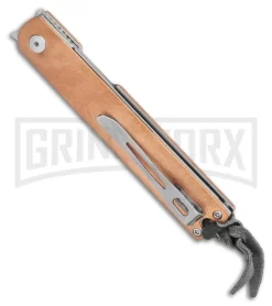 Boker Plus Kansei Nori Copper Liner Lock Knife (Satin Plain) -Knives Sale Online Shop Boker Plus Kansei Nori Liner Lock Knife Copper 3.125 Satin BHQ 99627 LS Side large