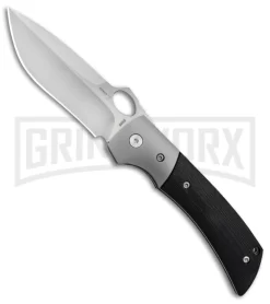 Boker Plus Marlowe Squail Black G-10 Folding Knife - Satin Plain