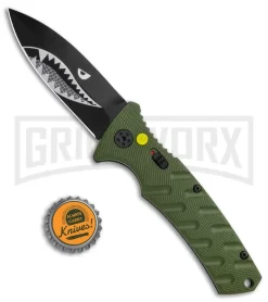Boker Warhawk Strike Automatic Knife - Dagger -Knives Sale Online Shop Boker Plus Warhawk Strike Dagger Auto Green Black BHQ 113922 jr bottlecap large