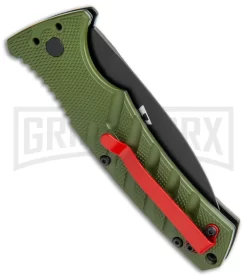 Boker Warhawk Strike Automatic Knife - Dagger -Knives Sale Online Shop Boker Plus Warhawk Strike Dagger Auto Green Black BHQ 113922 jr side large