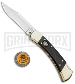 Buck Knives Buck 110 Automatic Ebony Lockback Knife - Satin Plain 11 Buck Knives Buck 110 Automatic Ebony Lockback Knife - Satin Plain -Knives Sale Online Shop Buck 110 Auto LB Ebony Dymondwood Satin 0110BRSA BHQ 51274 jr bottlecap large