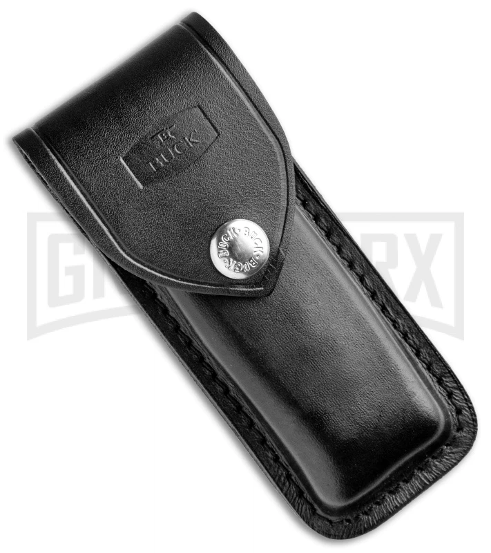 Buck Knives Buck 110 Automatic Ebony Lockback Knife - Satin Plain 4 Buck Knives Buck 110 Automatic Ebony Lockback Knife - Satin Plain - Image 4