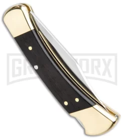 Buck Knives Buck 110 Automatic Ebony Lockback Knife - Satin Plain 9 Buck Knives Buck 110 Automatic Ebony Lockback Knife - Satin Plain -Knives Sale Online Shop Buck 110 Auto LB Ebony Dymondwood Satin 0110BRSA BHQ 51274 jr side large