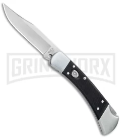 Buck Knives Buck 110 Elite Automatic Black G-10 Lockback Knife - Satin Plain