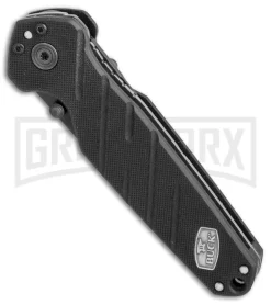 Buck Knives Buck Black Alpha Crosslock Knife W/ Saw & Gut Hook Blade - Black -Knives Sale Online Shop Buck 183 Alpha Crosslock blackout G10 saw gut hook black BHQ 66586 er spine large