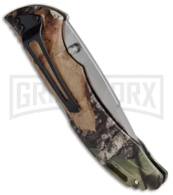 Buck Knives Buck Bantam BHW Mossy Oak Break-Up Camo Folding Knife - Satin Plain -Knives Sale Online Shop Buck Bantam BLW Mossy Oak Camo Break Up 0286CMS B CAT. 5961 BHQ 12363 jr side large