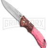Buck Knives Buck Bantam BBW Pink Mossy Oak Camo Folding Knife - Satin Plain