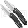 Buck Dealer Tin 247/246 Black Aluminum 2-for-1 Pocket Knife Satin Plain