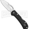 Buck Knives Buck Mini SpitFire Black Folding Knife - Satin Plain