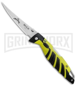 Buck Knives Buck Mr. Crappie Slab Shaver Folding Knife - Satin Plain