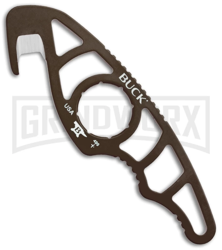 Buck Knives Buck PakLite Guthook Brown - Plain 1 Buck Knives Buck PakLite Guthook Brown - Plain