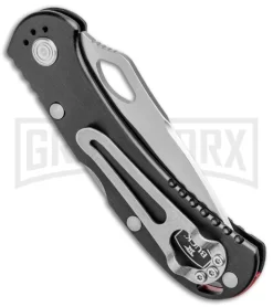 Buck Knives SpitFire Black Folding Knife - Satin Serr -Knives Sale Online Shop Buck SpitFire LB Black Satin Serr 0722BKX1 BHQ 92991 jr side large