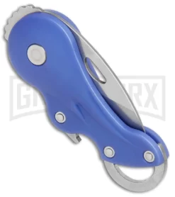 Buck Knives Transport 0756BLS-B1 Light Blue Folding Keychain Pocket Knife (Pln) 6 Buck Knives Transport 0756BLS-B1 Light Blue Folding Keychain Pocket Knife (Pln) -Knives Sale Online Shop Buck Transport Light Blue Folding Key Chain Satin 0756BLS B1 BHQ 71296 jr side large