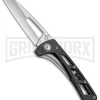 Buck Knives Buck Vertex Black Aluminum Folding Knife - Satin Plain