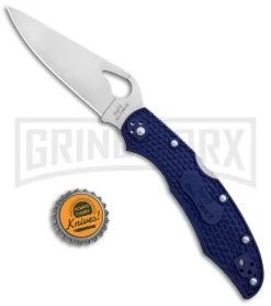 Byrd Cara Cara 2 Folding Knife Blue FRN - Satin Plain -Knives Sale Online Shop Byrd Cara Cara 2 LB Blue FRN Satin BY03PBL2 BHQ 86885 jr bottlecap large