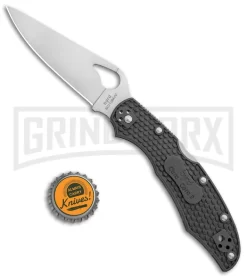 Byrd Cara Cara 2 Folding Knife Gray FRN - Satin Plain -Knives Sale Online Shop Byrd Cara Cara 2 LB Grey FRN Satin BY03PGY2 BHQ 86887 jr bottlecap large