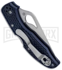 Byrd Meadowlark 2 Blue FRN Folding Knife - Satin Plain -Knives Sale Online Shop Byrd Meadowlark 2 LB Blue FRN Satin BY04PBL2 BHQ 89819 jr side large