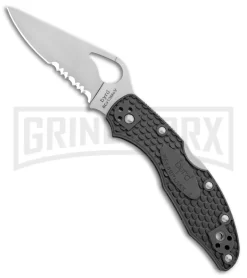 Byrd Meadowlark 2 Gray FRN Folding Knife - Satin Serr