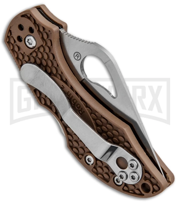 Byrd Robin 2 Brown FRN Folding Knife - Satin Plain 3 Byrd Robin 2 Brown FRN Folding Knife - Satin Plain - Image 3