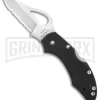 Byrd Robin Serrated Black G-10 Folding Knife - Satin Serrated