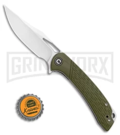 CIVIVI Dogma OD Green G-10 Liner Lock Knife - Satin Plain 7 CIVIVI Dogma OD Green G-10 Liner Lock Knife - Satin Plain -Knives Sale Online Shop CIVIVI Dogma Liner Lock Knife OD Green G 10 3.5in Satin C2005A BHQ 112158 LS Bottlecap jr large