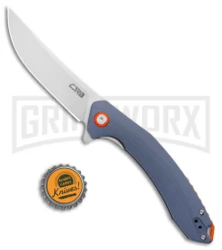 CJRB Cutlery Gobi Gray G-10 Folding Knife - Stonewash Plain -Knives Sale Online Shop CJRB Gobi LL Gray G 10 SW J1906 GYC BHQ 103574 jr bottlecap large